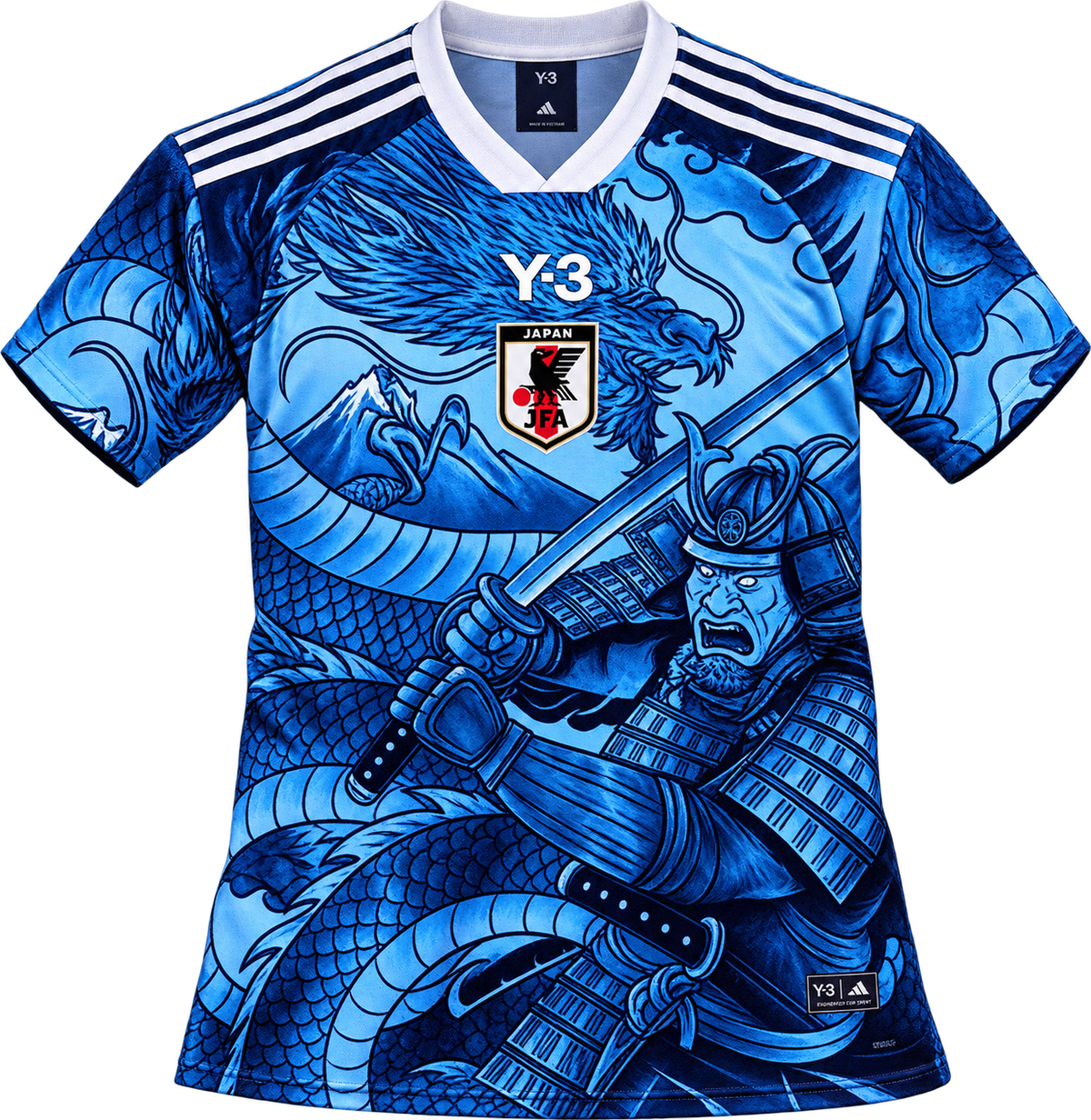 Japan x Adidas Y-3 Special Edition "Samurai & Dragon" Jersey
