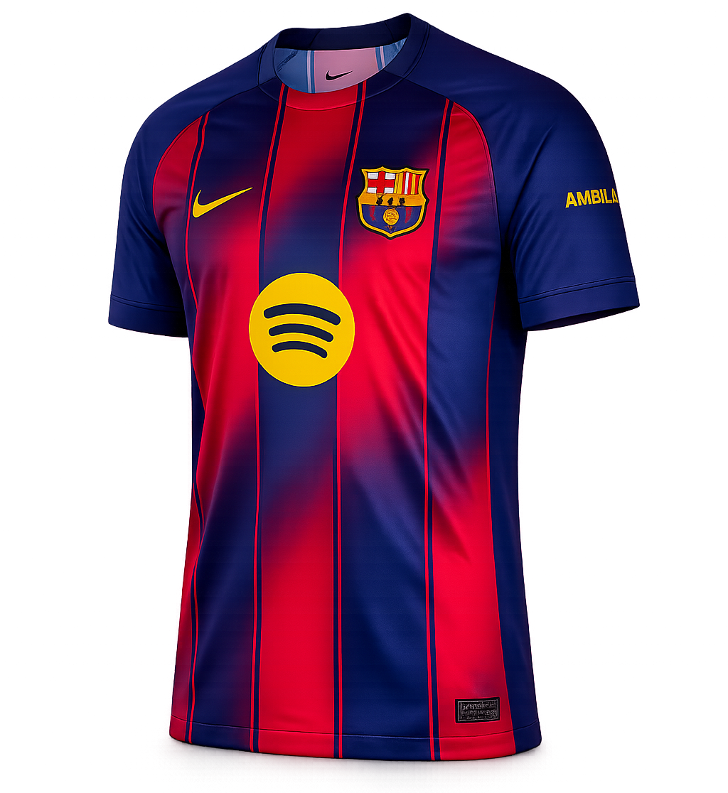 FC Barcelona 2025/26 Home Jersey – Short Sleeve