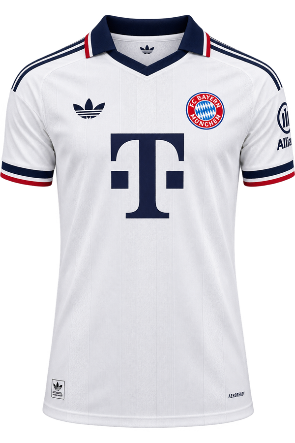 Bayern Munich White Away Jersey