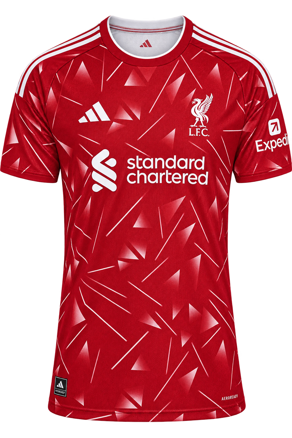 Liverpool Red Geometric Home Jersey