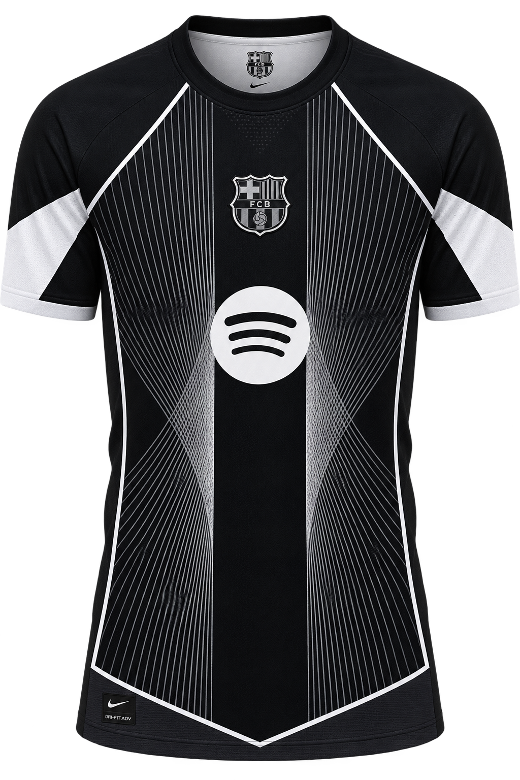 FC Barcelona Black & White Graphic Jersey