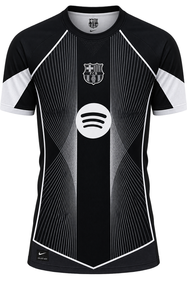 FC Barcelona Black & White Graphic Jersey