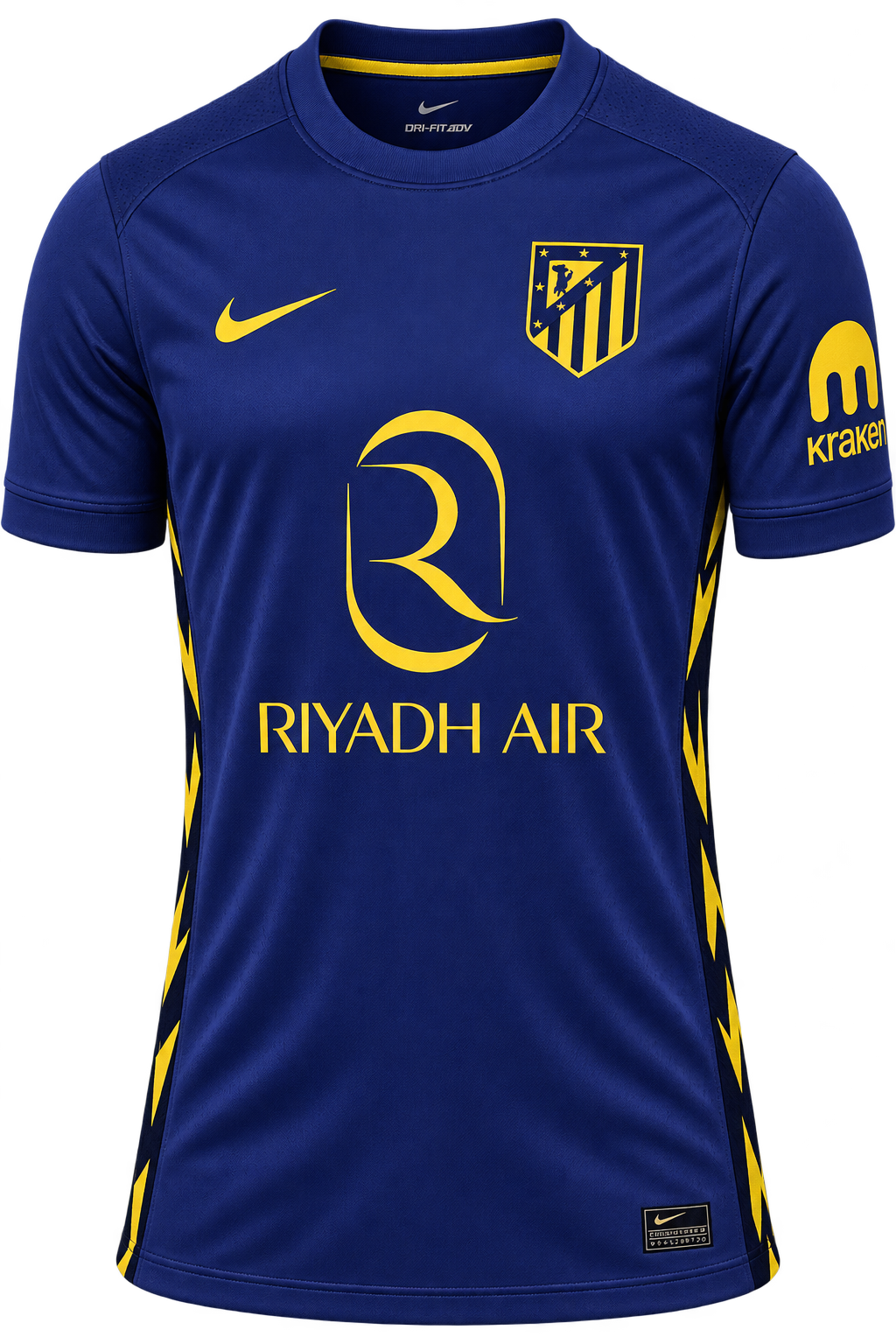 Atlético Madrid Navy & Gold Away Jersey