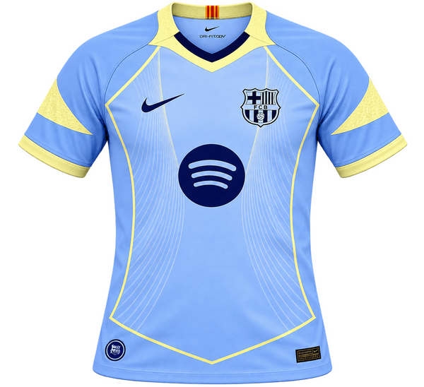 FC Barcelona 2024/25 Nike Third Jersey – Light Blue & Yellow Edition