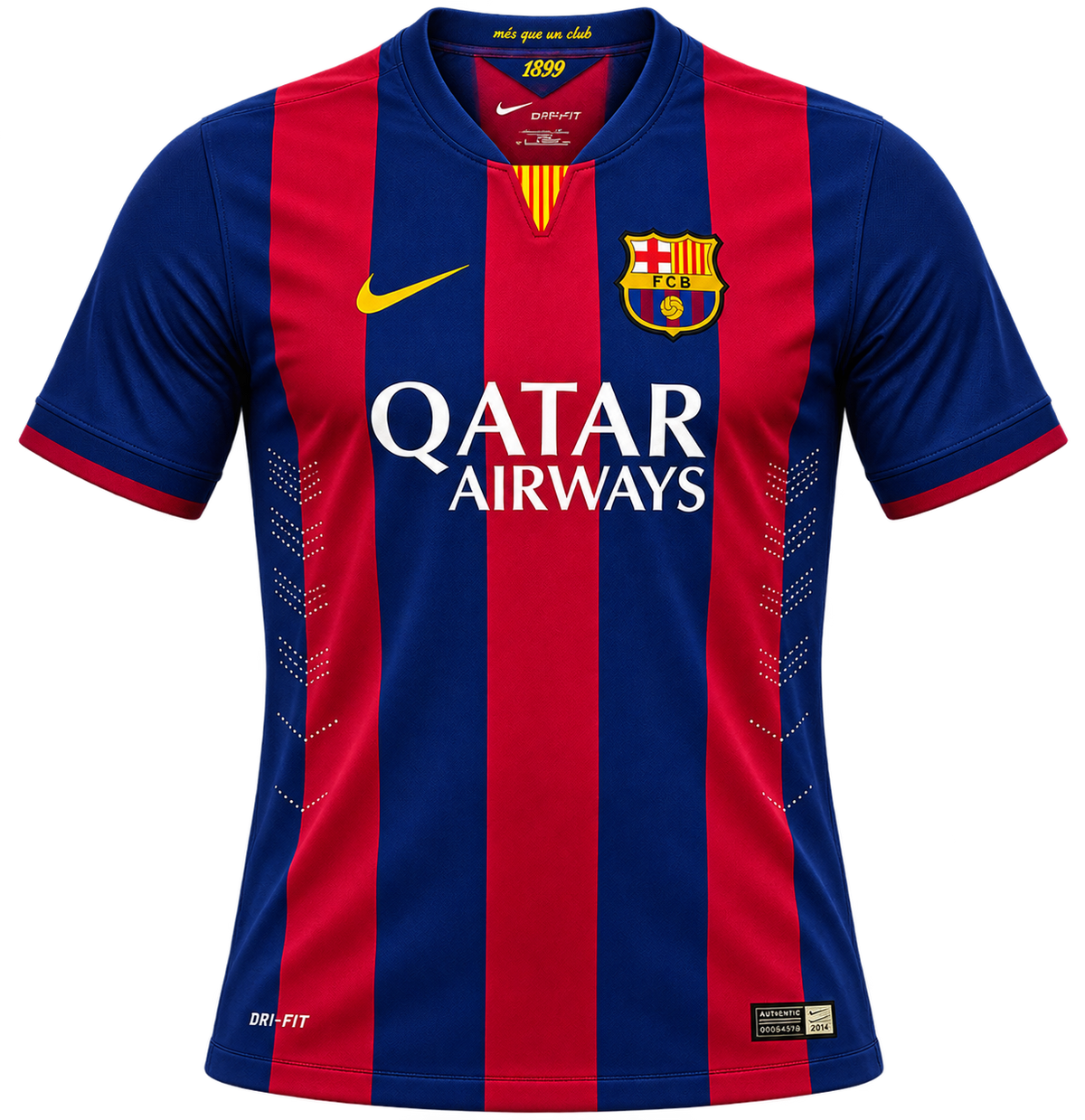 FC Barcelona 2014–15 Home Jersey – Qatar Airways Edition
