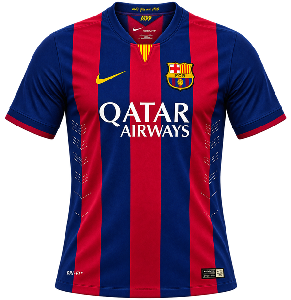 FC Barcelona 2014–15 Home Jersey – Qatar Airways Edition