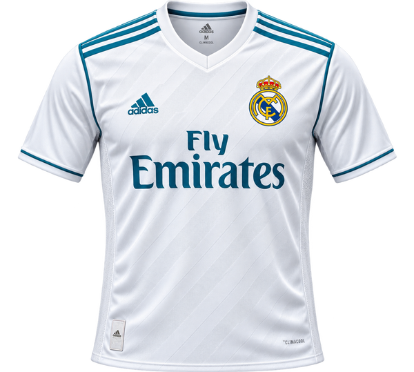 Real Madrid 2017–18 Home Jersey – Fly Emirates Edition