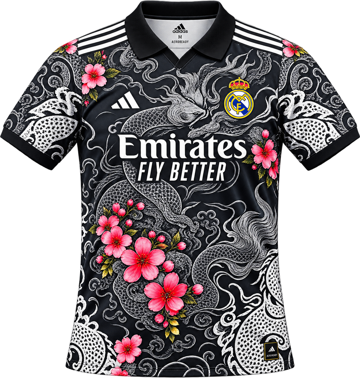 Real Madrid x Adidas Special Edition "Black Dragon & Sakura