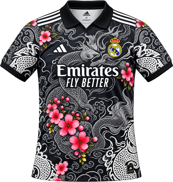 Real Madrid x Adidas Special Edition "Black Dragon & Sakura