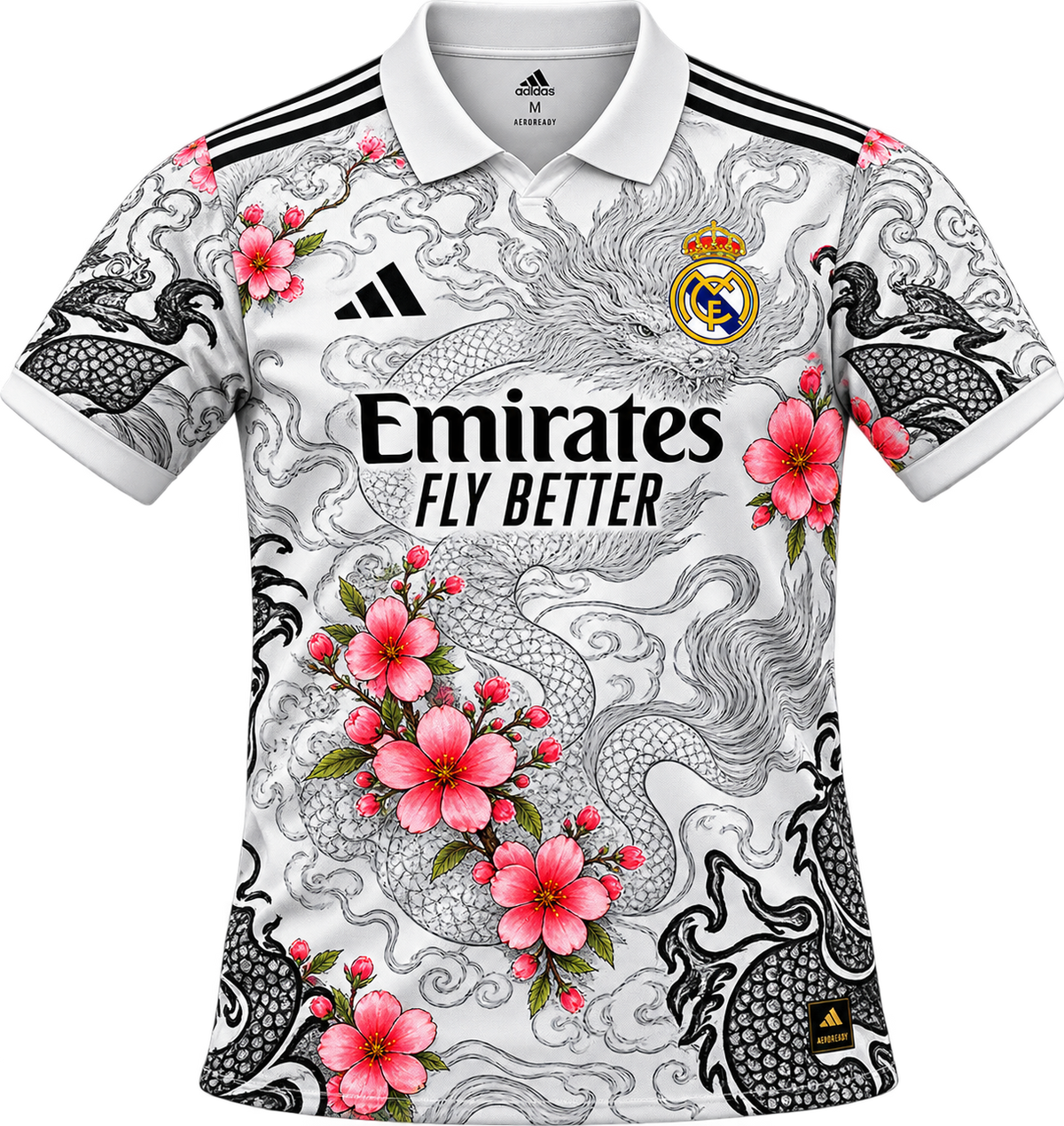 Real Madrid x Adidas Special Edition "Pink Dragon" Jersey