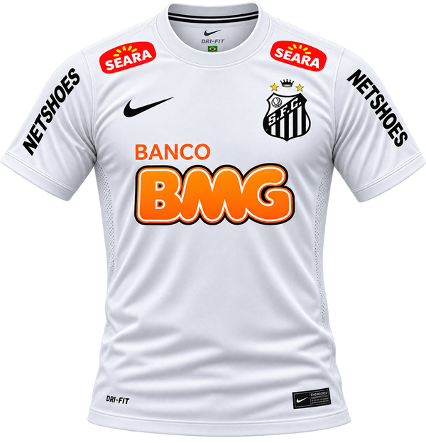 Santos FC Classic White Home Jersey 2012
