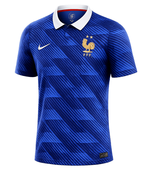 France National Team Nike Pre-Match/Training Jersey – Dark Royal Blue Geometric Kit