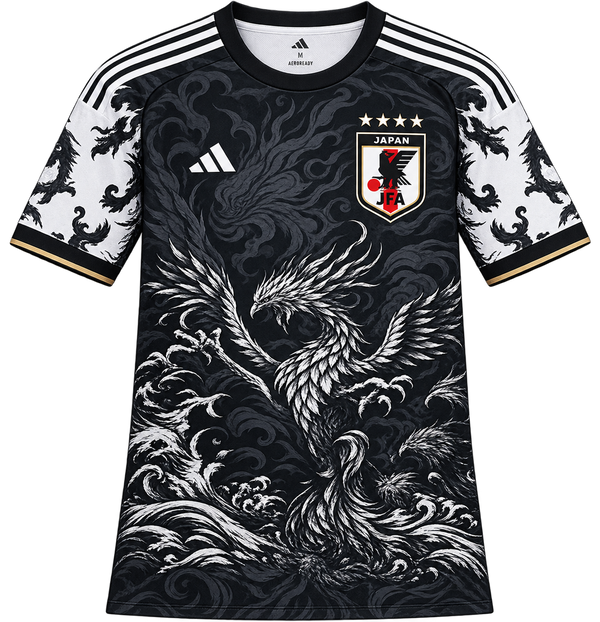 Japan x Adidas Special Edition "Black Dragon" Jersey